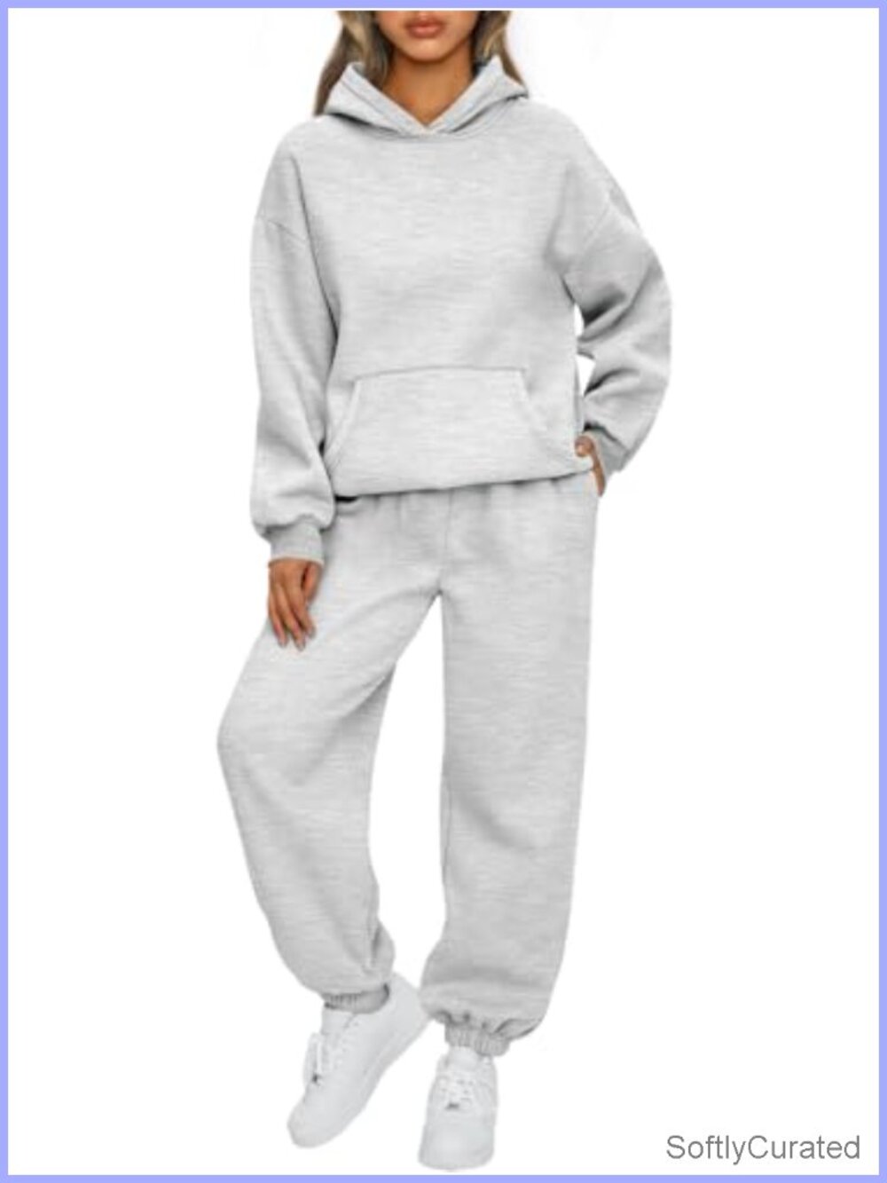 Relaxed Oversized Hoodie & Jogger Set - Fall Lounge Sweatsuit